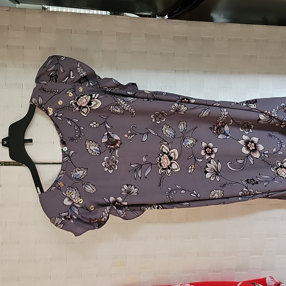 Purple floral Loft Medium dress